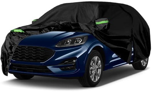 Telo Copriauto Compatibile con Ford Kuga 2008-2026, Impermeabile Traspirante Copertura per Auto Telone