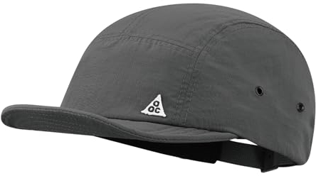 Clakllie Quick Dry Short Brim Hats for Men 5 Panel Running Hat Waterproof Baseball Cap Outdoor Hiking Hat Flat Bill Cadet Cap,DDY1-Gray