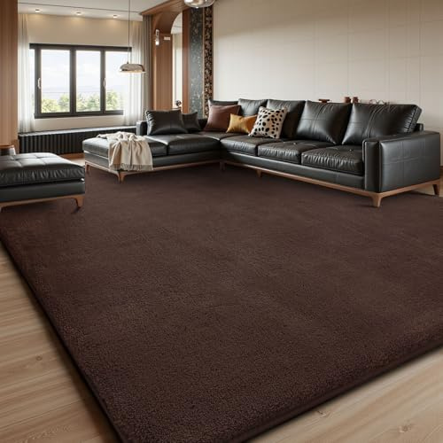 Sour Lemon - Alfombra grande de pelo largo para salón, dormitorio, sala de estar, habitación infantil, lavable, antideslizante, esponjosa, crema, 140 x 200 cm
