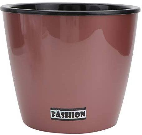 Yardwe Edler Aureus Blumentopf Selbstbewässernder Blumentopf in Vertikaler Maserung Roségold