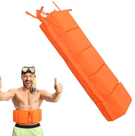 Ceinture de jogging aquatique, ceinture flottante imperméable pour piscine – Équipement d'exercice réglable pour la piscine – Aide à la natation pour l'entraînement de sauveteur