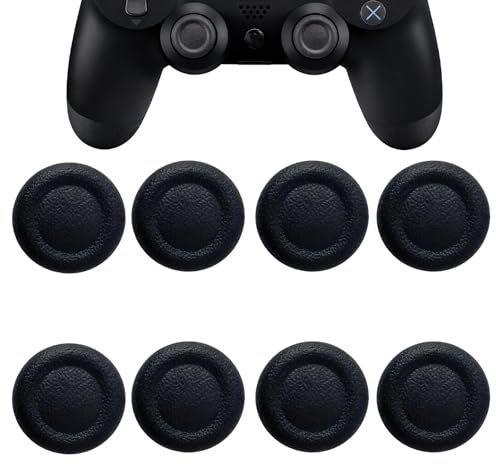 Ruvan Joystick Thumbstick Grips, Set De Cubiertas De Silicona para Stick, Compatible con Mandos PS5 Y PS4, Funda Protectora Antideslizante Y Resistente Al Desgaste para Joystick (8 Piezas)