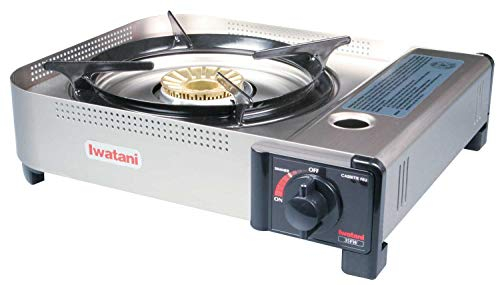 Iwatani 35FW Butane Stove, Medium, Metallic