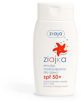 Crema solare per bambini – fattore di protezione 50plus 125 ML di Ziaja // ZIAJKA EMULSJA DO OPALANIA DLA DZIECI SPF 50+ 125 ML – Ziaja