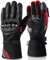 BORLENI Winter Motorradhandschuhe Herren, Motorrad Handschuhe Herr Warm Winterhandschuhe Wasserdicht Winddichte mit Touchscreen Knöchelschutz Rot M