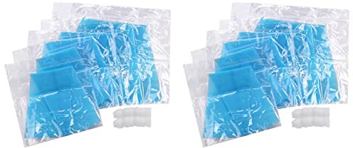 Pavewood Pasticceria in Silicone, 3 Dimensioni Tubazioni Una Glassa Riutilizzabili Cottura per Torte (12/14/16 Pollici) - Set di 12 - Bonus