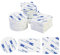 60pcs Double Sided Sticky Pads, 3M Double Sided Foam Tape Self Adhesive, 3 Shape Mounting Pads for Walls, Floor, Door, Plastics, Glasses and Metals (White)