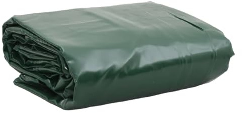 vidaXL Lona, Funda Impermeable para Mueble Leñero Remolque Coche Barco Bicicleta Camión, Cubierta de Techo, Refugio de Camping, Verde