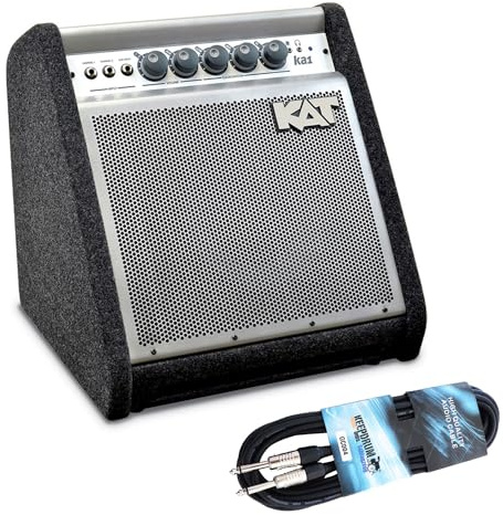 Kat KA-1 E-Drum Monitor Schlagzeug-Verstärker + keepdrum Klinkenkabel
