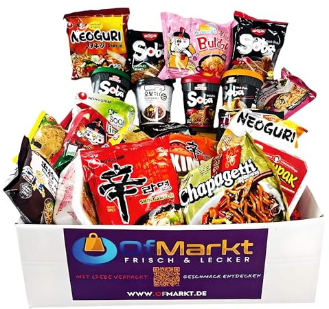 Internationale Noodles Set | 25 verschiedene Instant Nudeln aus aller Welt
