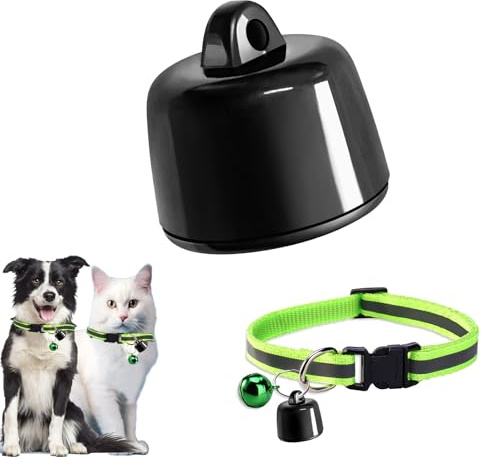 Chat Tracker, Traceur GPS pour Chat & Chie, GPS Cha-t, Traceur GP-S Cha-t, Compatible iOS & Android, sans Frais Supplé Mentaires, Trace-ur GP-S Intelligent pour Animaux De Compagnie, Cha-t & Chie
