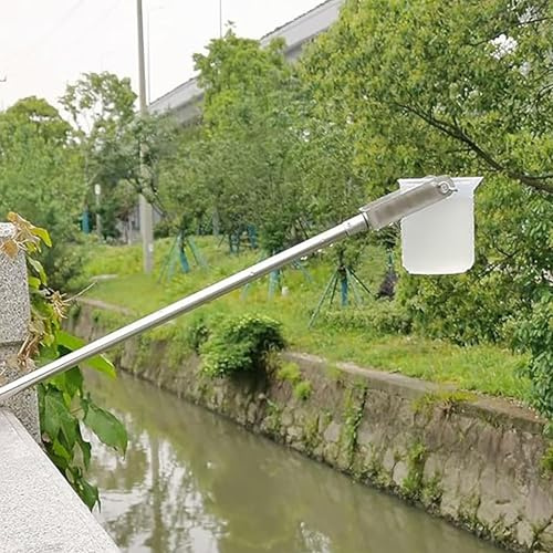 Dipper De Muestras De Agua Telescópica Con Poste Y Taza, Cañador De Muestreo De 500 Ml/1000 Ml, Para Agua Del Grifo, Aguas Residuales Y Industria Petroquímica.(Size:1m-2.5m/3.3ft-8.2ft,Color:500ml)