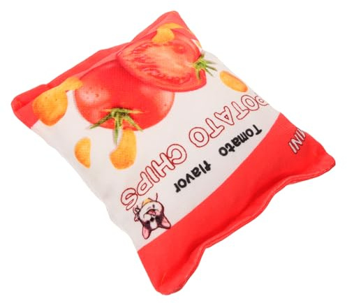 VICASKY Mâcher pour Chien et Chat Forme de Chips de Pomme de Terre Interactif pour Chiots Aide Dentition pour Petits et Moyens Animaux Favorise la Santé Dentaire Jeu Actif