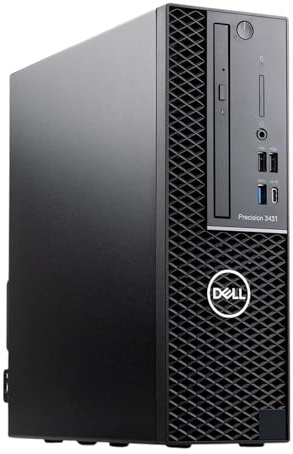 Dell Precision 3431 SFF - Pc Desktop Intel i7-9700 8 Core 3.0 Ghz - Ram 16Gb SSD 512Gb - GPU P1000 4Gb - Pc Fisso Win 11 e Libre Office (Ricondizionato)