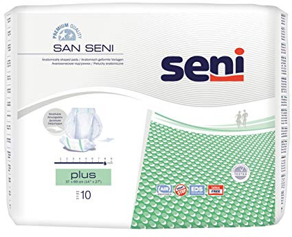 SAN SENI plus anatomische Vorlagen Nacht Gr.3 10 St