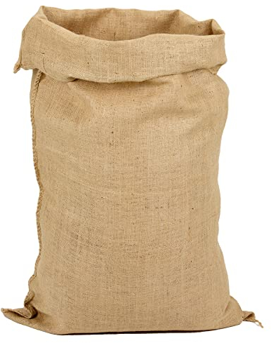 La Cordeline Sac en Toile de Jute Naturelle 71x104 cm - Ultra Résistant 400g/m² - Grand Format, épais, Polyvalent pour Stockage, Jardinage et Décoration, Naturel