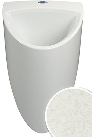 wasserloses Urinal CULU one Pissoir mit Membran Geruchsverschluss (grau-beige)