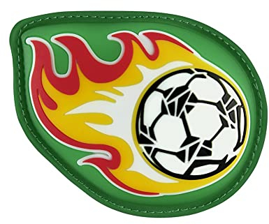 Step by Step Magic Mags Flash „Burning Soccer“, Fußball, mit Leuchteffekt, als Ergänzung für den Schulranzen oder Vorschulrucksack
