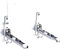 LOKEKE Stainless Steel Foldable Microwave Oven Wall Bracket Mount Stand Holder Rack With Tow Hooks