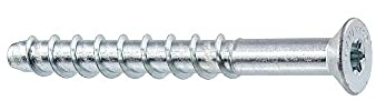 KLIMAS Betongskruvar 8,0 x 150 mm – 50 st. kolstål försänkt huvud TX 45