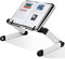Extra Large Adjustable Book Stand,Laptop Stand,Adjustable Book Holder with Page Clips,Ergonomic Multi Heights Angles Adjustable, Cooking Bookstands for Heavy Textbook Recipe,