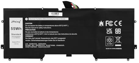 JPking Y9N00 C4K9V Batteria per Dell XPS 13-9333 13-L321X 13-L322X XPS 12-L221X 12-9Q23 12-9Q33 12D-1708 9333-3081 9Q33-7925 9Q23-5550 Convertible Ultrabook PKH18 3H76R WV7G0 489XN Battery
