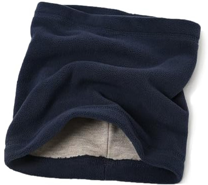 ENSTAB Loop Schal Kinder Baumwolle Eindicken Schlauchschal Kinder Halstuch Winter Baby Schal Baby Loop Hals Wärmer Mädchen und Junge (Dunkelblau, M(1-6 Jahre)