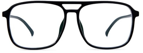 AOOLIA Lunettes de Lecture, Lunettes de Lecture Surdimensionnées Anti-Lumière Bleue avec Monture Pilote en TR90 pour Homme, Femme