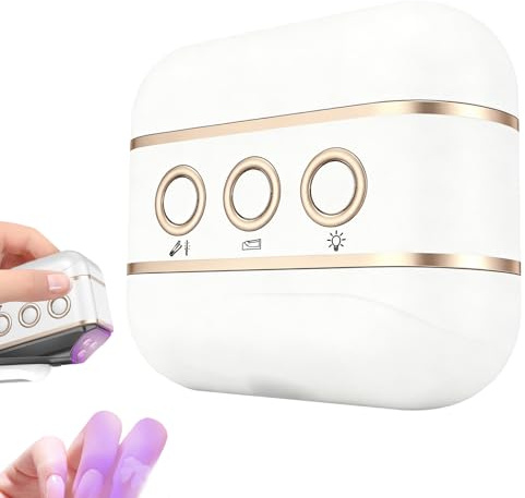 Coupe-ongles électrique – Ponceuse à ongles électrique rechargeable à 3 vitesses, 9,6 x 5,5 x 3,5 cm, coupe-ongles 2 en 1 avec lumière LED, outil sûr pour couper et polir les ongles pour et