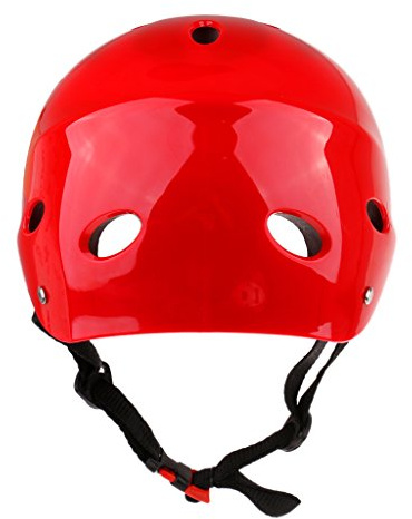 WOVEBIUS Water Sports Safety Helmet for Wakeboard Kayak Canoe Boat Surfing M Red