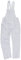 Men's Work Wear Safety Work Poly/Cotton Bib 'n' Brace Painters Decorators Engineers Coveralls Overalls Dungarees (Waist To Fit 46, White)