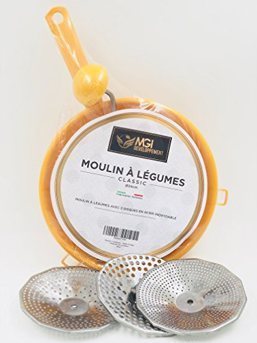 Passa-verdure a mulino, diametro 24 cm Realizzato in Italia.