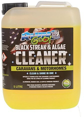 Rhino Goo! 5 litres Concentrated Caravan Cleaner - Motorhome & Camper Cleaner - Black Streak and Algae Remover