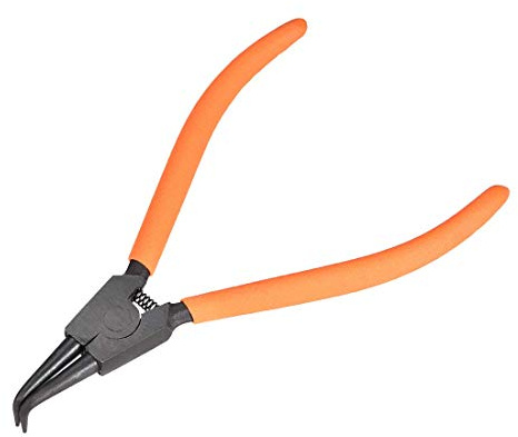 Alicates para alicates externos, plegados a 90 grados, pinzas de precisión de 7 pulgadas