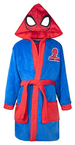 Marvel Spiderman Child's Dressing Gown - Boys Gift: Superhero Design