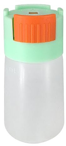 Container for Fish Food,Fish Tank Fish Food Holder Fish Feeding Bottle | Fish Feeding Storage Bottles Quantitative Feeding Press Design for Aquarium Fish Feeding Geruwam