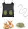 Heu Futterbeutel, Heu-Feeder-Aufbewahrung, Kaninchenfutterautomat, Heu Futtersack Kaninchen Futtersack, Meerschweinchen Heu Feeder Bag, Kaninchen Heutasche, Kaninchenheufutterbeutel, Mit S-Haken