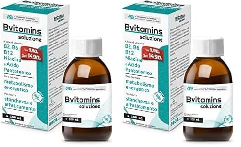 Sanavita Sanavita B-Vitamins Soluzione Sciroppo - 100 ml (Confezione da 2)
