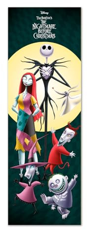 Grupo Erik: Poster da Parete The Nightmare Before Christmas | Disney 53 x 158 cm, Muro con Carta Lucida e Incorniciabile