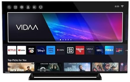 TOSHIBA 43QV3363DG - TV QLED 43'' (108 cm) - 4K UHD 3840x2160 - HDR - Smart TV - 3xHDMI - WiFi
