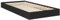vidaXL Bettgestell Schwarz 90x200 cm Holzwerkstoff