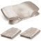 2er-Pack Satin-Kissenbezüge für Memory Foam Kissen, 40 x 60 cm, Glatt & Weich mit Unsichtbarem Reißverschluss, Farbe Champagner