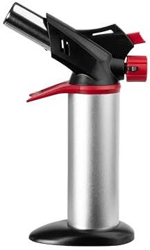 HAUSHALT - Bruciatore a Gas, Multifunzione Cannello a Gas: per Preparare Dolci - Fiamma per Crema Catalana; Accendi Barbecue o Accendere un Falò, Cannello da Cucina, Cannello a Gas Portatile