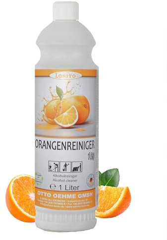 Lorito Orangenreiniger 150 Universalreiniger 1L - Allzweckreiniger mit Frischeduft, Sanfter & kraftvoller Orangenölreiniger für Küche, Bad & Wohnräume