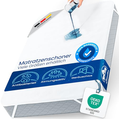 leevitex® Matratzenschoner 70x140 cm - wasserdicht & geräuscharm, atmungsaktive Inkontinenzunterlage mit Silent Guard Technologie, Öko-Tex zertifizierter Matratzenschutz