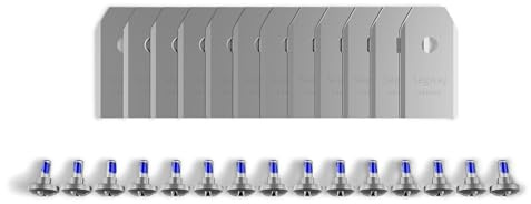 Segway Navimow Klingen Ersatzmesser Plus (12 Stück) für i105E, i108E, i205 AWD, i208 AWD, i208 LiDAR, i215 LiDAR, i220 LiDAR, i2 LiDAR Pro, X4, H500E-VF, H800E-VF, H1500E-VF, X315E, X330E, X350E