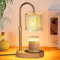 Candle Warmer Lamp with Dimmer and Timer, Adjustable Height, Lamp Candle Warmer for Jar Candle, Candle Melter Light for Scented Jar Candles with 2 Bulbs, New Home Gifts, Birthday Presents for Friends