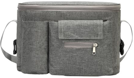 mophrati Bolsa para cochecito bien organizada para fácil acceso a lo esencial, bolsa organizadora para cochecito de bebé transpirable, de almacenamiento para