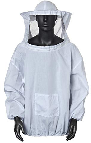 Xrten Professionelle Imkerjacke,Bienenzucht Schleier Imkeranzug mit Schleier für Bienenbisse Verhindern