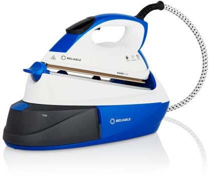 1500W Ironing Station with Ceramic Soleplate, Iron Lock for Easy Carry, 1 Ltr Removable Water Tank and Auto Shut-Off, Digital Display, Continuous Home Steam Iron